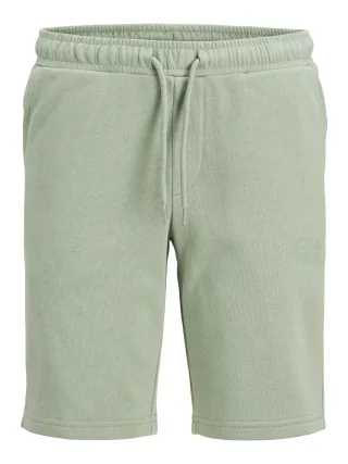 JACK&JONES - JPSTNEWSOFT SWEAT SHORTS GMS JNR iceberg green - Gr. - 176