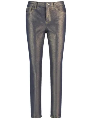 TAIFUN - Slim Fit Jeans blau - Gr. - 42