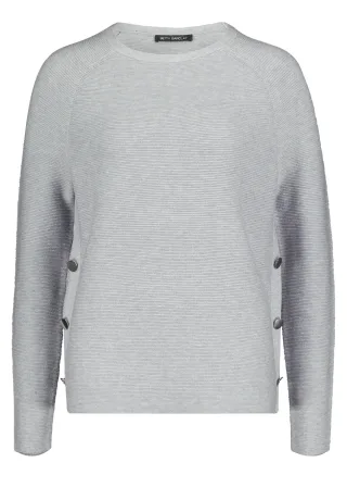 Betty Barclay - Strickpullover grey melange - Gr. - 44
