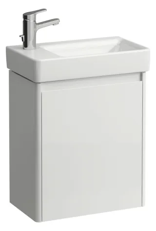 LAUFEN Waschtischunterschrank BASE 2.0 262x454x522 1 Tür m. Griffmulde f.WT H815955 weiß glänzen, H4 H4112311082611