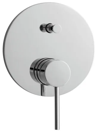 Herzbach Design New Wannenarmatur Unterputz Fertigset plus chrom, 10.145305.1.01 10.145305.1.01