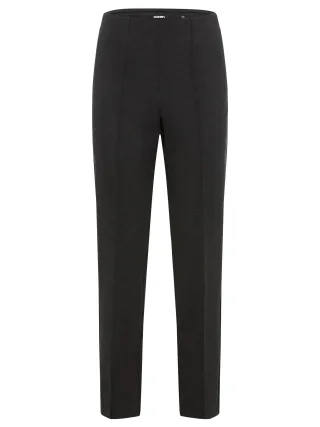Olsen - Trousers Casual Long dark slate melange - Gr. - 44
