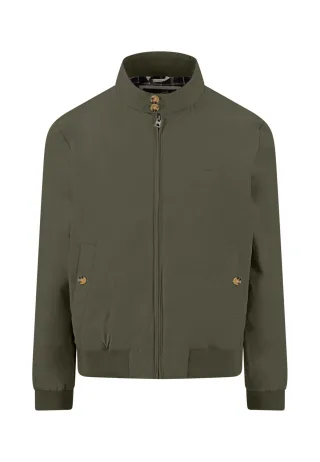 FYNCH-HATTON - Harrington Blouson dark khaki - Gr. - XL