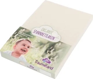 Träumeland Bettlaken "kuschelweiches Spannbetttuch Organic" 100% kontrolliert biologische Baumwolle
