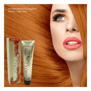 Joico Vero K-PAK Color 8RG Medium Red Gold Permanent Creme Haar Farbe - 2x74ml