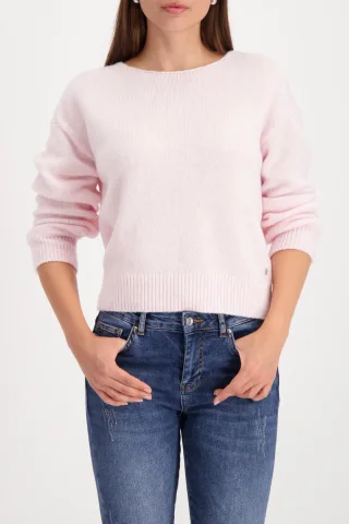 monari - Flauschiger Strickpullover light rose - Gr. - 34