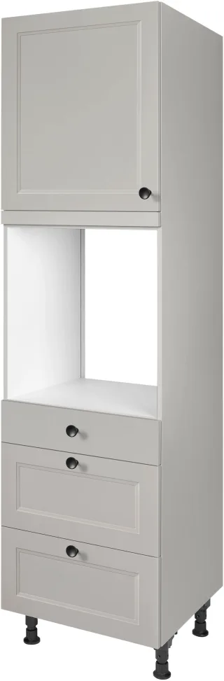 nobilia Backofenumbauschrank ""Cascada", Ausrichtung wählbar, mit Schublade und zwei Auszügen und" einer Tür, vormontiert, Breite/Höhe: 60/216,6 cm
