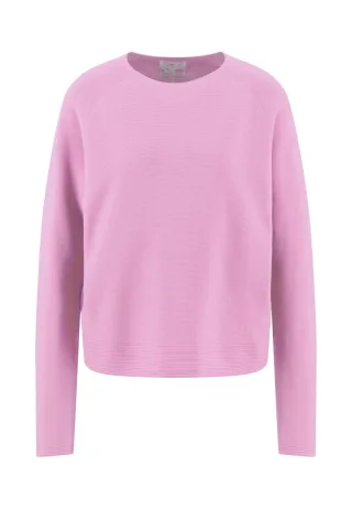 FYNCH-HATTON - PULLOVER O-NECK FINE COTTON NEW sorbet rose - Gr. - XS