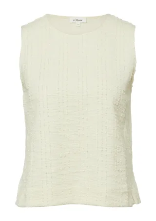 s.Oliver - Sweatshirt beige - Gr. - 36