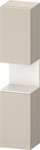 Duravit Qatego Hochschrank Taupe Supermatt 400x360x1760 mm - QA1346R84830010 QA1346R84830010