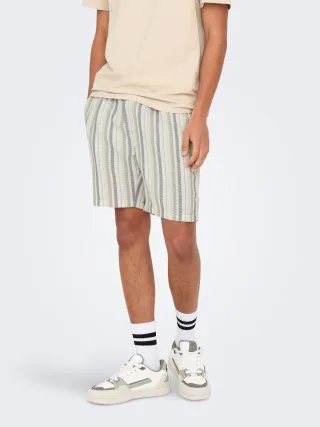 ONLY & SONS Shorts "ONSTREV LIFE REG STRU STRIPE SHORTS NOOS"
