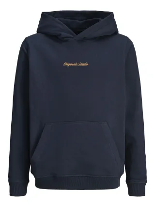 JACK&JONES - JORNORREBRO EMB SWEAT HOOD NOOS JNR Sky Captain - Gr. - 164