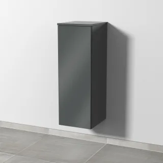 Sanipa 3way Mittelschrank mit 1 Tür, Anthrazit-Glanz, SF11879 SF11879