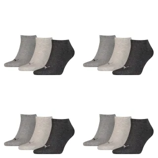12 Paar Puma Sneaker Invisible Socken Gr. 35 - 49 Unisex für Damen Herren Füßlin...