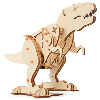 Wooden Jigsaw Puzzle Tyrannosaurus Model Assembly Kit DIY Children's Science Experiment Education Puzzle Toy Student Tec