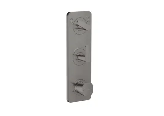 Hansgrohe Thermostat Modul 380/120 Unterputz FS Axor Citterio C 2 Verbr.polished black chrome, 4970 49700330
