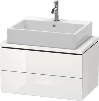 Duravit L-Cube Konsolenwaschtischunterbau wandhängend Weiß Hochglanz 720x477x400 mm - LC580608585 LC580608585