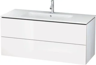 Duravit L-Cube Waschtischunterbau wandhängend Weiß Hochglanz 1220x481x550 mm - LC624308585 LC624308585
