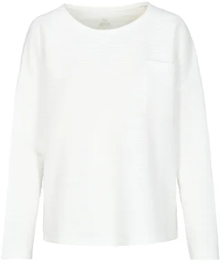 zab company - Da. Sweatshirt, Struktur offwhite - Gr. - 46