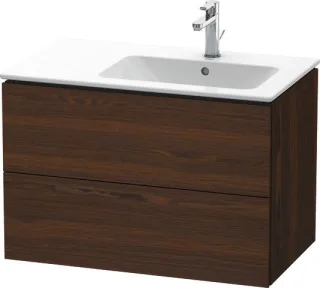 Duravit L-Cube Waschtischunterbau wandhängend Nussbaum gebürstet Matt 820x481x550 mm - LC629206969 LC629206969
