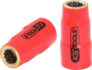 KS Tools 3/8" Stecknuss mit Schutzisolierung - 117.3834