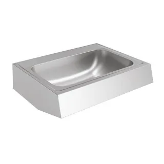 KWC Aquarotter Einzelwaschtisch, ANIMA, Edelstahl, 700x170x514 mm, Siebventil, 3600005551 3600005551