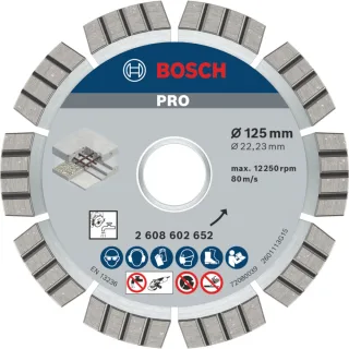 Bosch PRO Diamanttrennscheibe Best for Concrete - 2608602652