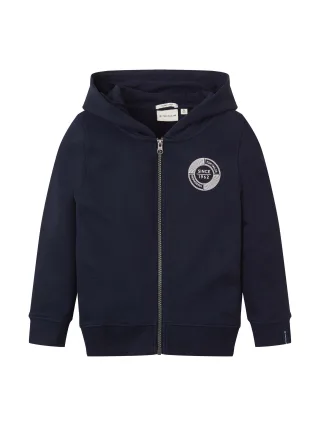 tom tailor kids - Kapuzen Hoodie mit Logoprint sky captain blue - Gr. - 128/134