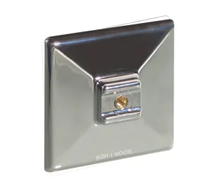 KOH-I-NOOR Griglie 5798 Klebehalterung für Anbringen ohne Bohren chrom, 2 stück 5798KK