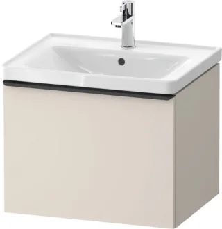 Duravit D-Neo Waschtischunterbau wandhängend Taupe Matt 584x452x440 mm - DE42490BD910000 DE42490BD910000