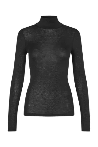samsøe & samsøe - Langarmshirt - Sadou schwarz - Gr. - L