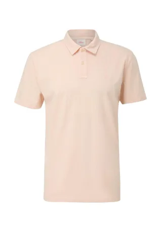 s.Oliver Red Label - Poloshirt aus Baumwolle beige - Gr. - S