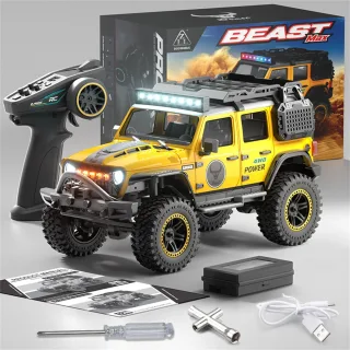 ZLL SG206 PRO/MAX RTR 1/20 2.4G 4WD Brushed/Brushless RC Car Wrangler Rock Crawler Off-Road Climbing Truck LED Lights Me