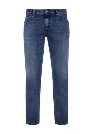 alberto jeans - Jeans - Pipe blau