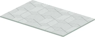Duravit DuraSquare Glaseinleger Cubic Line 970x380x8 mm - 0099658200 99658200