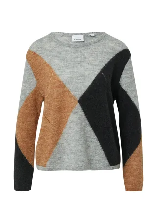 comma - Strickpullover grau - Gr. - S