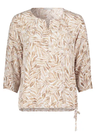 Betty & Co - Blusenshirt camel/cream - Gr. - 46