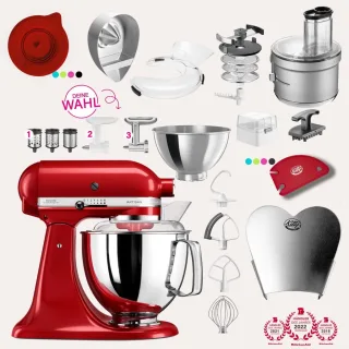 KitchenAid Artisan 4,8 Liter KSM175 Spar-Set mit Food Processor &...
