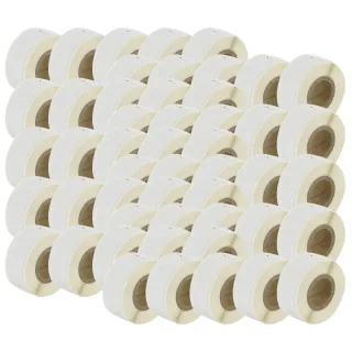 Bubprint 50x Etiketten kompatibel für Dymo 99017 12mm x 50mm (220 stück) Labelwriter 330 Series Labelwriter 450 Series