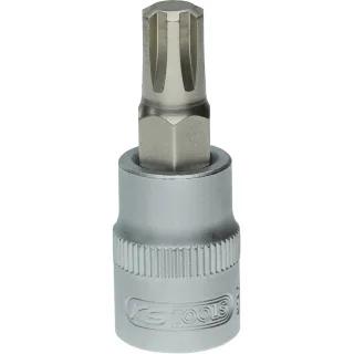 KS Tools 3/8" Bit-Stecknuss für RIBE®-Schrauben, Länge 48 mm - 917.3926