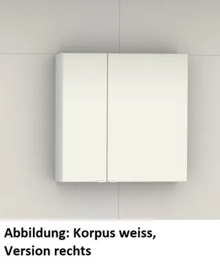 Artiqua Variabler Spiegelschrank , Anthrazit Glanz, 070-SEV-2-R-51 070-SEV-2-R-51