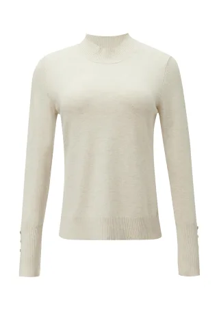 comma - Strickpullover beige - Gr. - 44