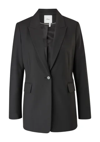 s.Oliver BLACK LABEL - Blazer langarm schwarz - Gr. - 36