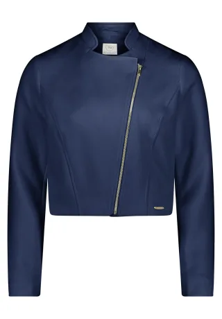 Betty & Co - Bikerjacke dunkelblau - Gr. - 40