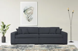 Home affaire 2-Sitzer "Skara" Lounge-Sofa mit Federkernpolsterung, in vielen Bezugsvarianten