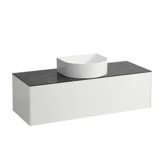 LAUFEN Waschtischunterschrank Sonar 457x1177x341 Aus mi , 1Schubl H812340/1/2/3 we ma? m. H4054210341431