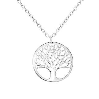 Lebensbaum Halskette aus 925 Silber