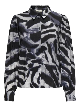 JDY - JDYCAMILLE L/S SHIRT WVN formal gray - Gr. - M