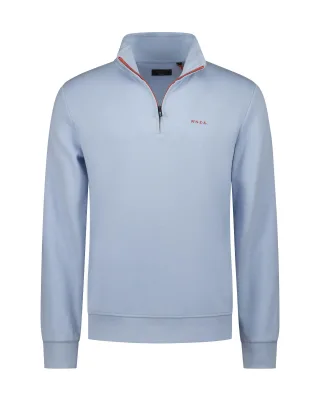 nza new zealand auckland - Pullover Männlich sky blue melange - Gr. - L