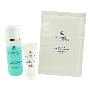 Auriege Paris Soin Bio Energisant  Pflege Set Gesicht Maske Lotion Serum 3tlg